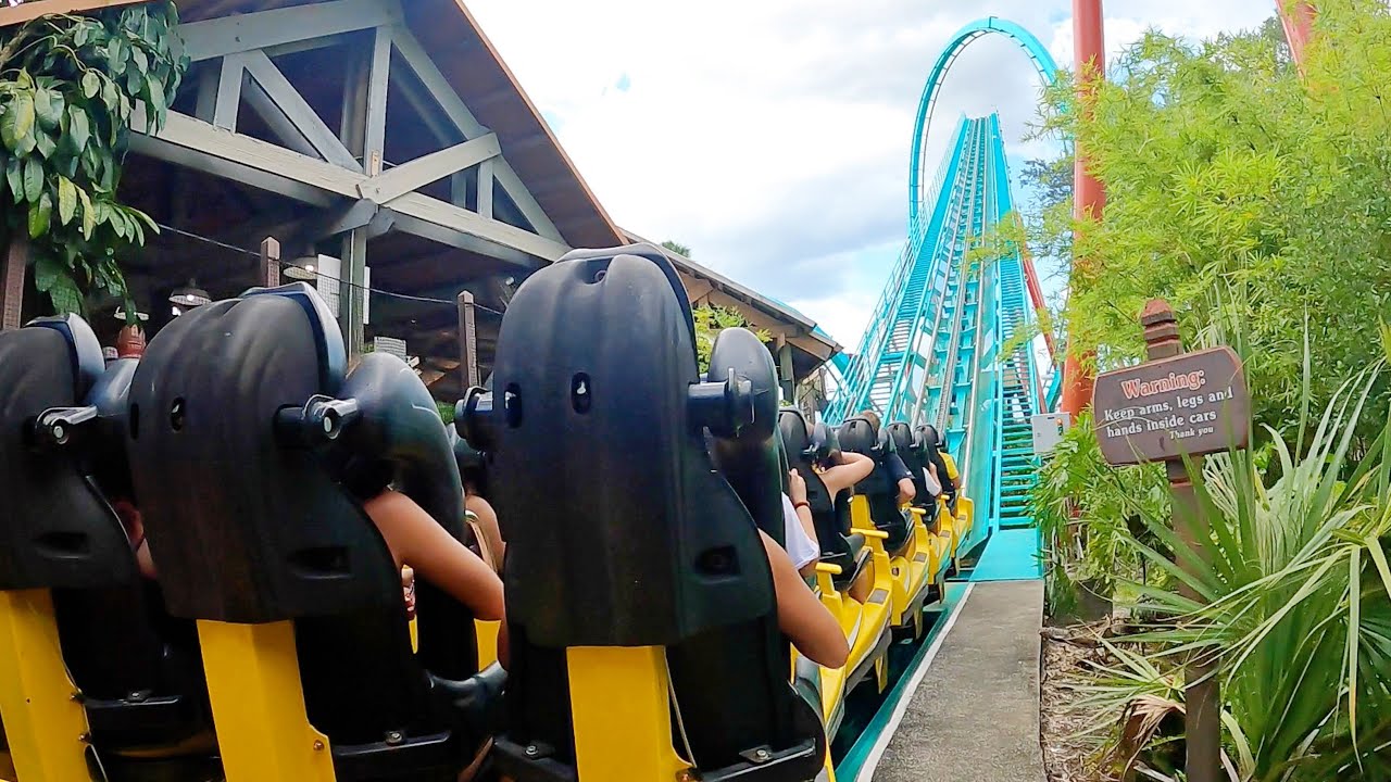 Kumba (LAST ROW ONRIDE) Video Busch Gardens Tampa 2022