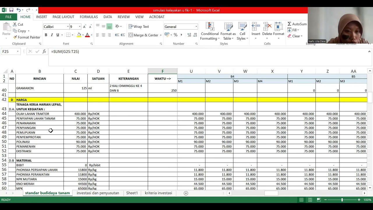 Analisis Kelayakan Usaha_Video part 2