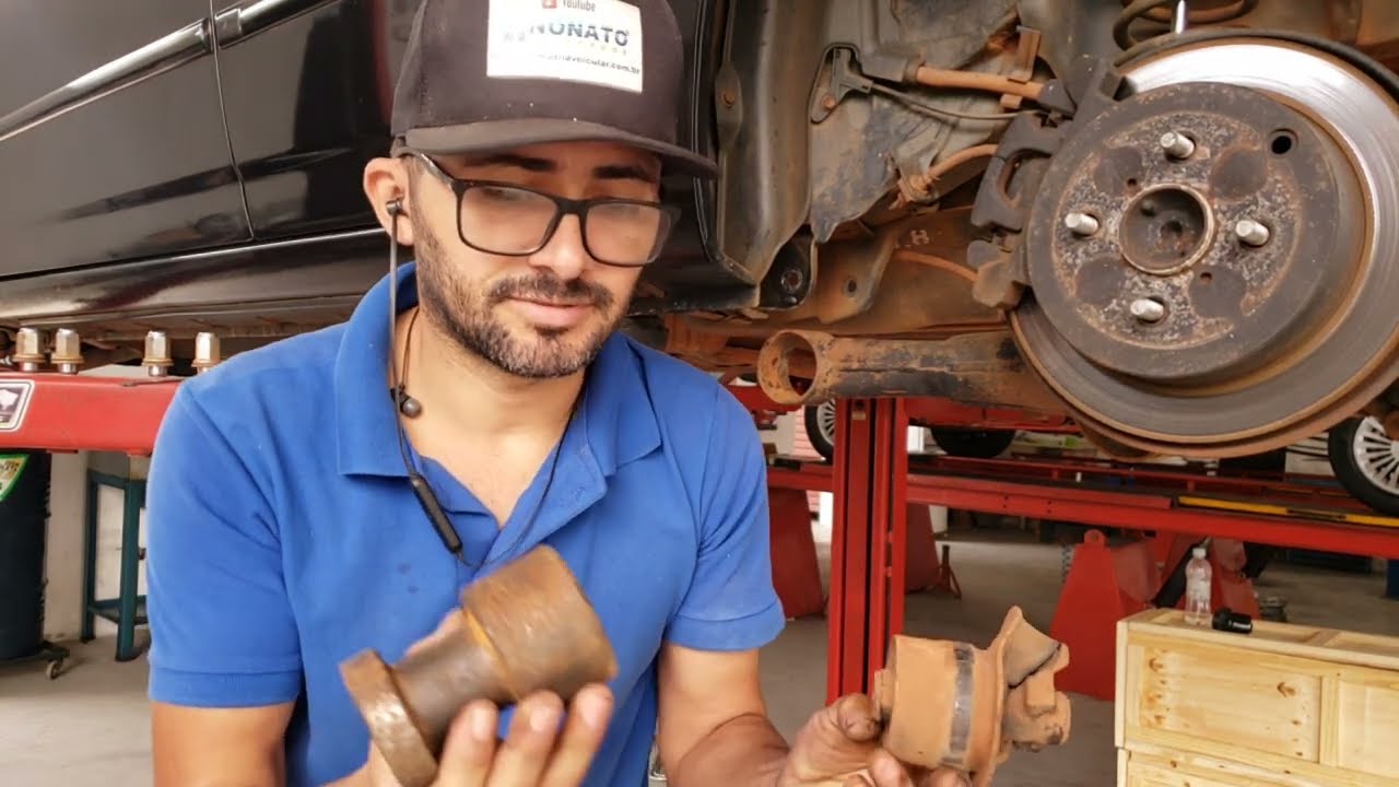Como trocar bucha do eixo traseiro do Corolla