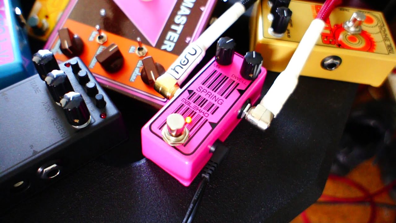 Malekko Spring Reverb raw Video