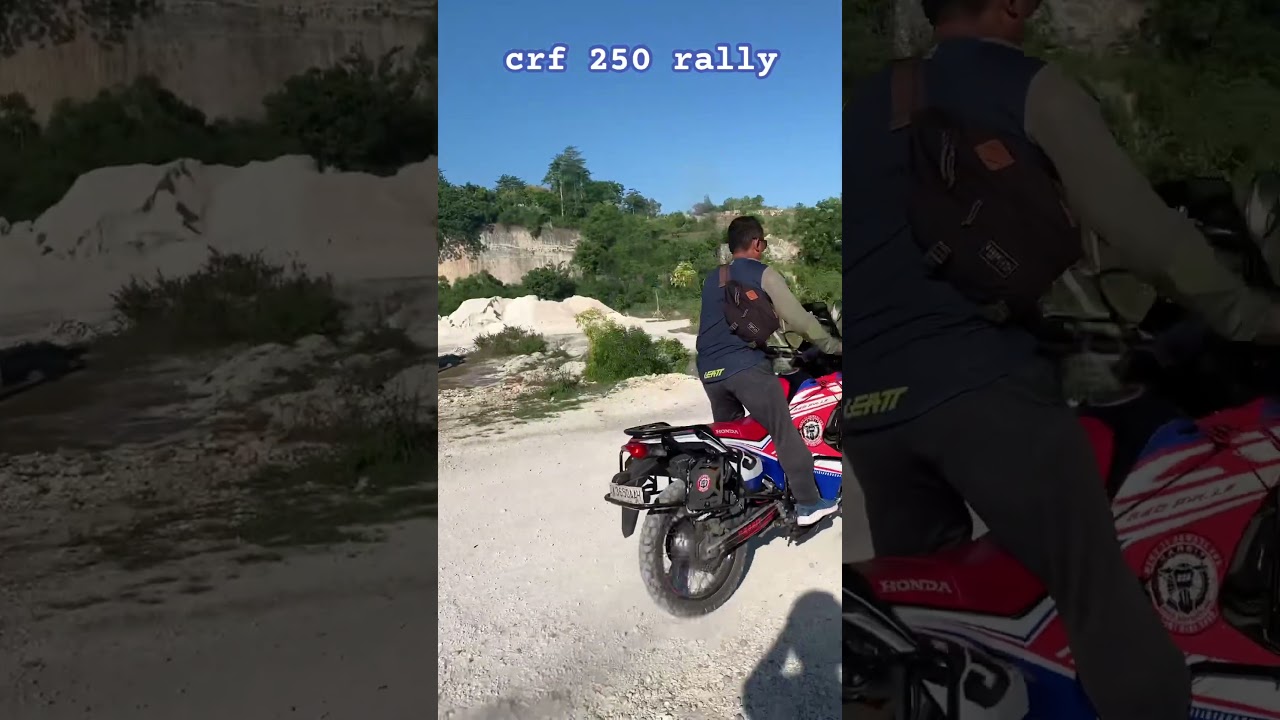Crf 250 Rally test #crfrally #honda #dirtbike #crf250rally #offroad