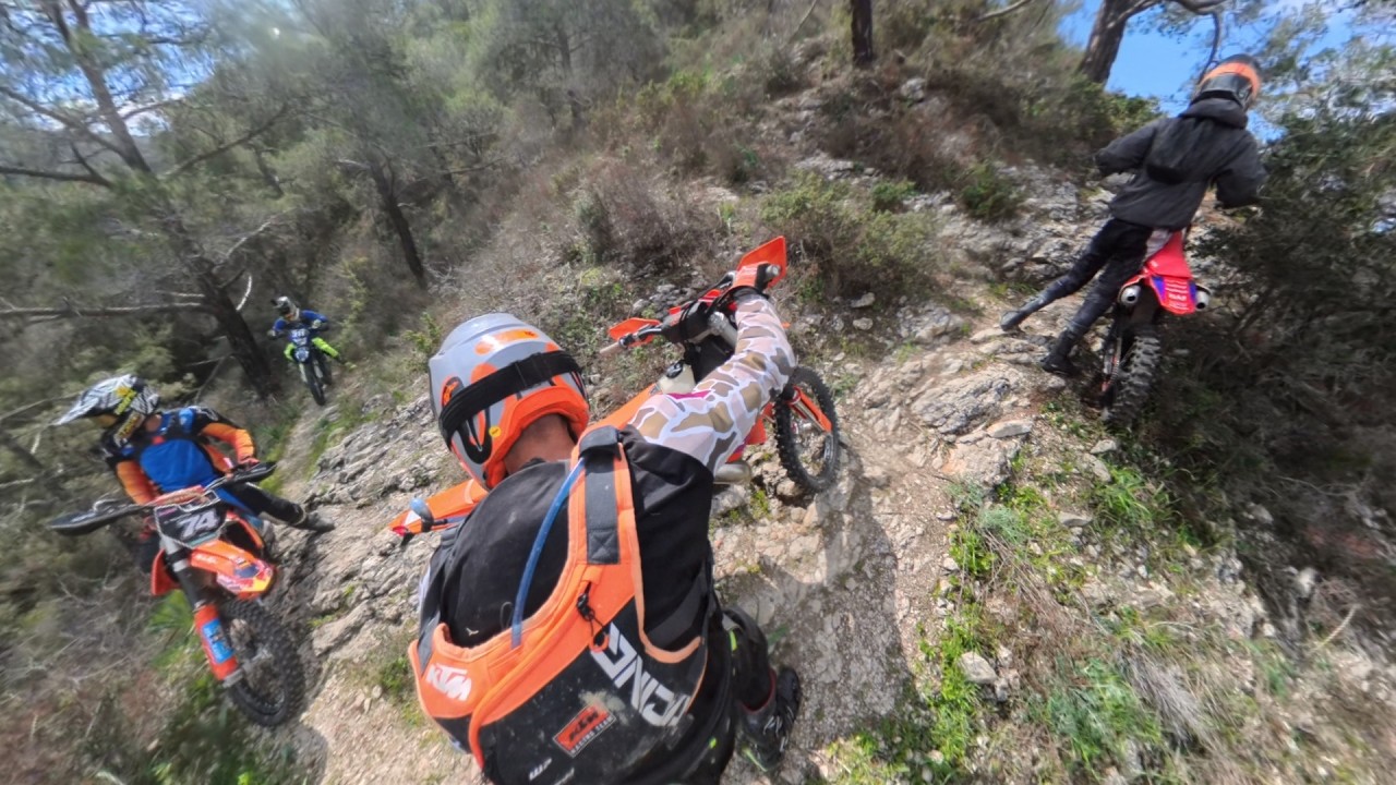 Hard Enduro Forest Climb | KTM 300 EXC Raw Trail Riding