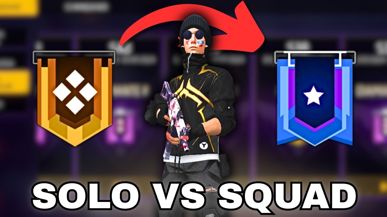 Joguei SOLO vs SQUAD várias vezes até pegar Platina! Kkkkkkkkk