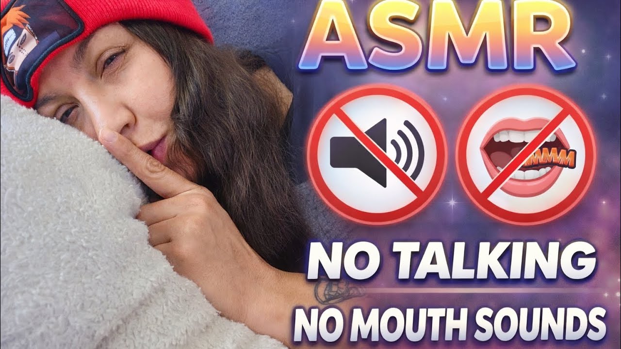 Close Your Eyes 🤍 Hair Brushing & Tapping ASMR