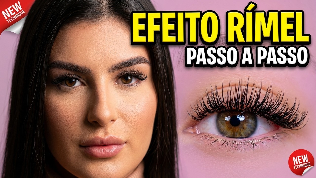 EXTENSÃO EFEITO RÍMEL em 1 Hora! Resultado Chocante!