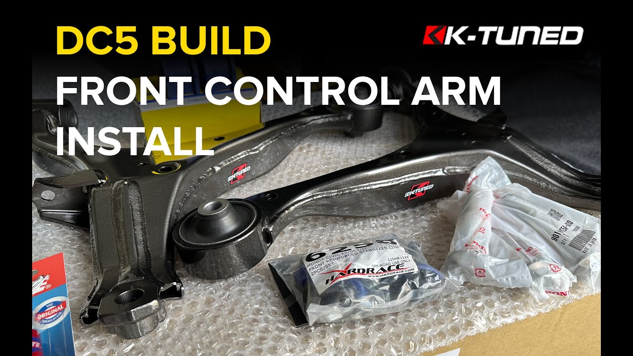KTuned Front Lower Control Arms Installation on RSX Type S (DC5)