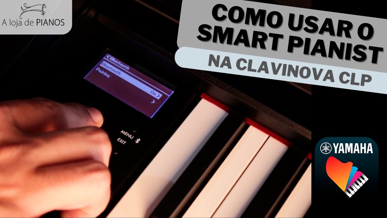 Como Usar O App Smart Pianist Na Clavinova CLP