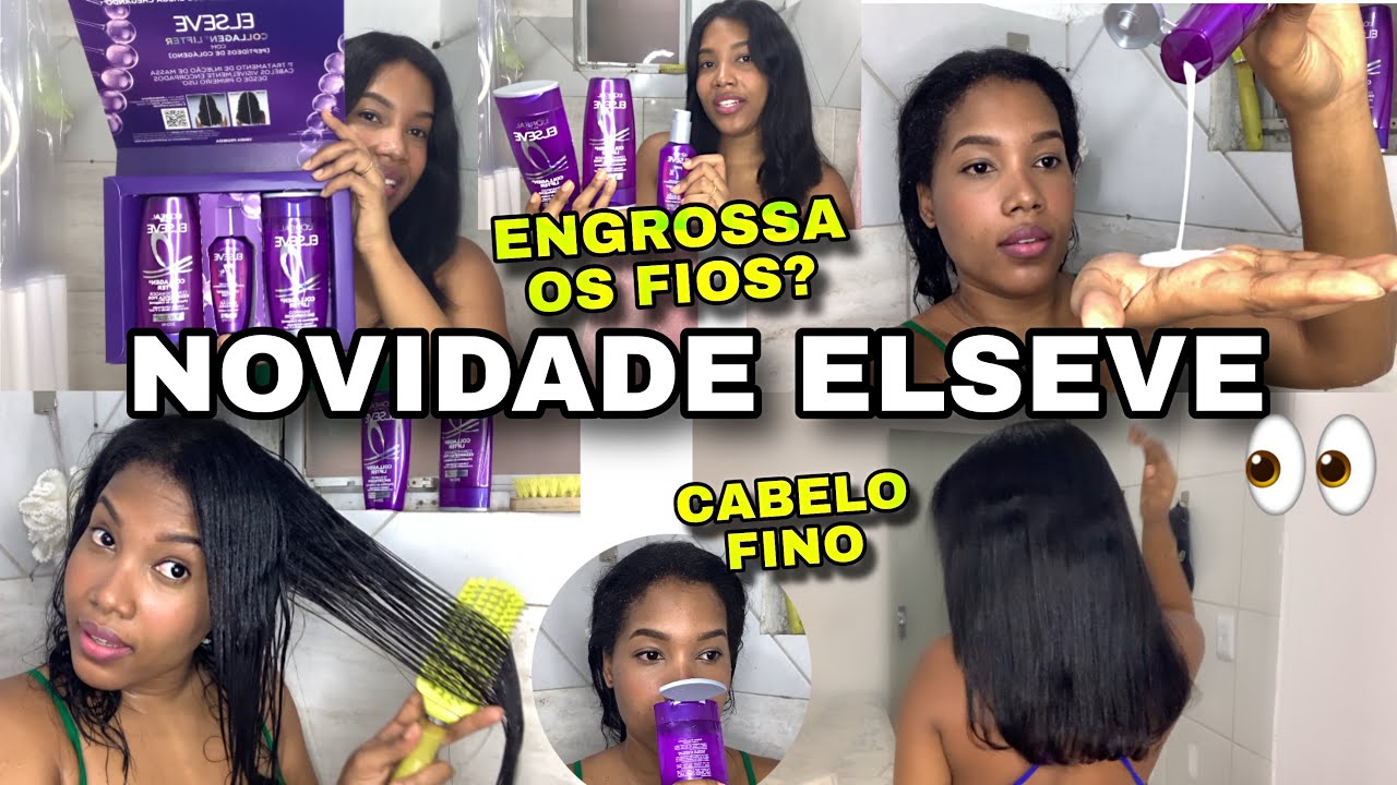 Elseve Collagen Lifter | Cabelo Crespo Alisado💜