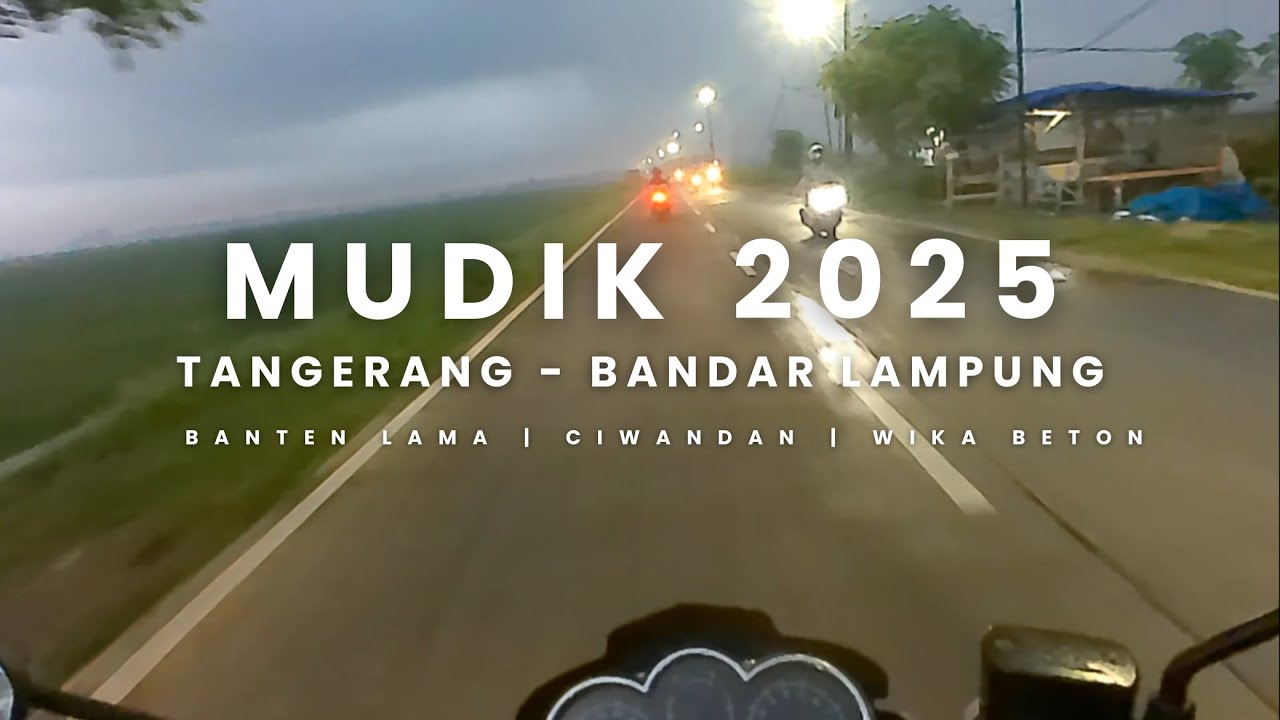 TOURING MUDIK LEBARAN 2025 DARI TANGERANG KE LAMPUNG YAMAHA SCORPIO Z !!!