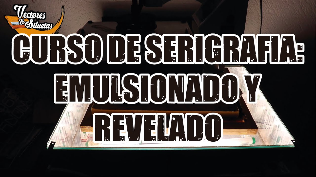 Curso de serigrafia: Revelado y emulsionado