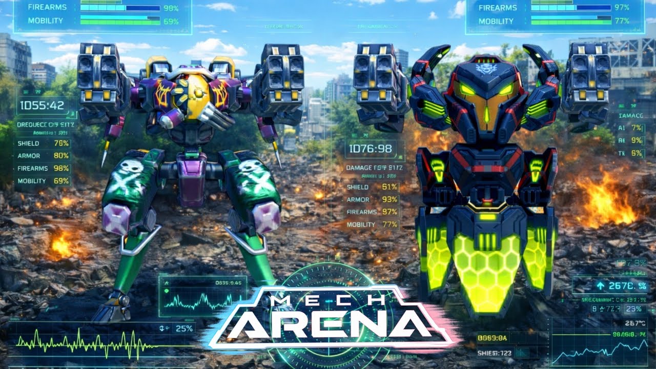 💥💣 REPEATER on Surge/Eclipse New Meta Weapons 🔫 | Mech Arena |