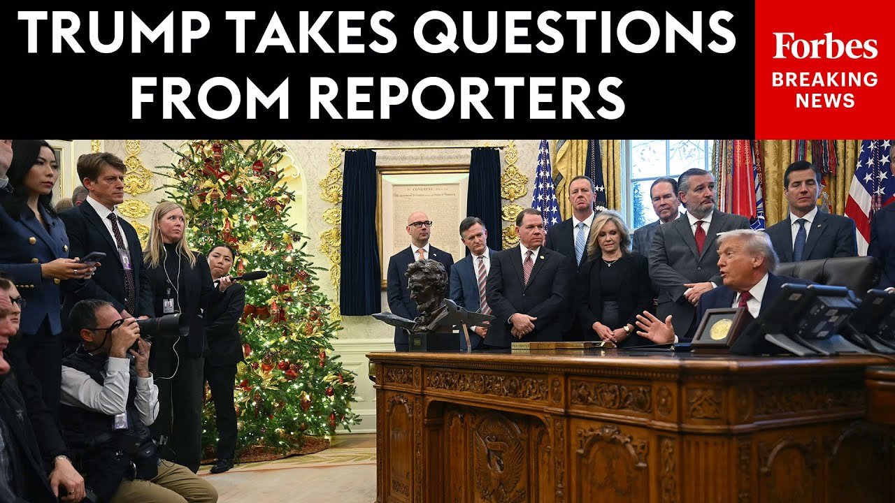 BREAKING NEWS: Trump Takes Questions About Boat Strikes, Somalians, Ukraine, Henry Cuellar, And More