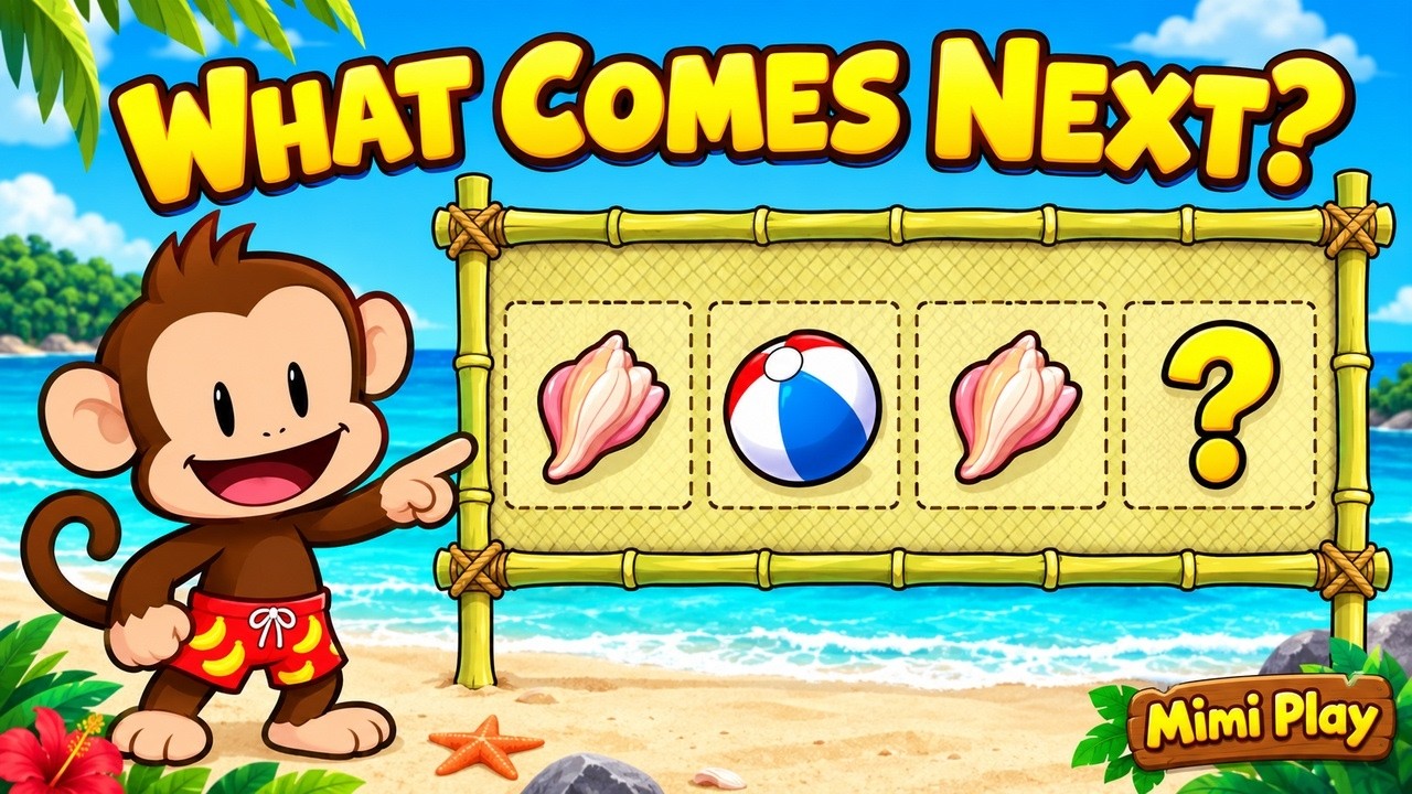 Monkey Math School Sunshine: Part 5 (Preschool Learning)