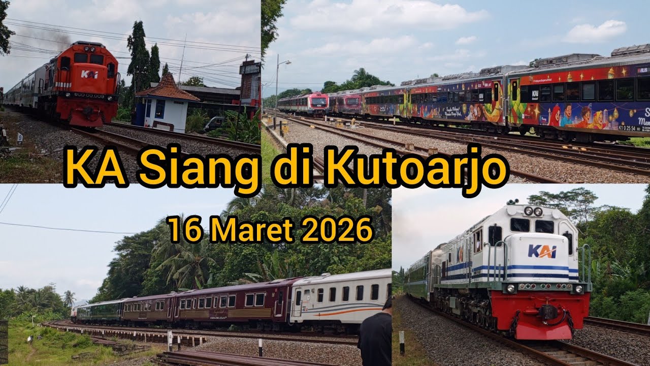 Loko RNB & WNB & Argo Wilis bertemu Prameks di Kutoarjo 16 Maret 2026