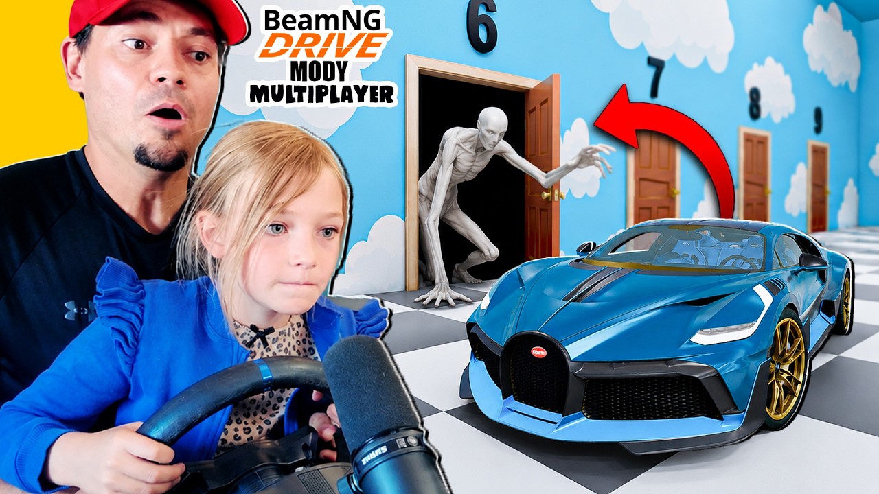 MOJA C&Oacute;RKA OTWORZYŁA *ZŁE DRZWI*... w *BEAM NG!* (Troll Mapa 2) 🚔 Beam.NG Mody