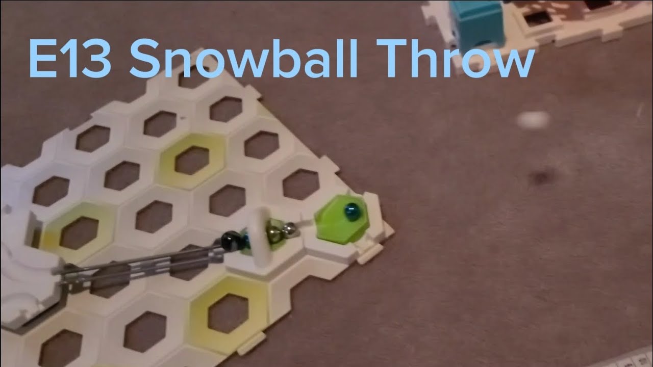 Hilkin's marble runs season 2 E13: snowball throw