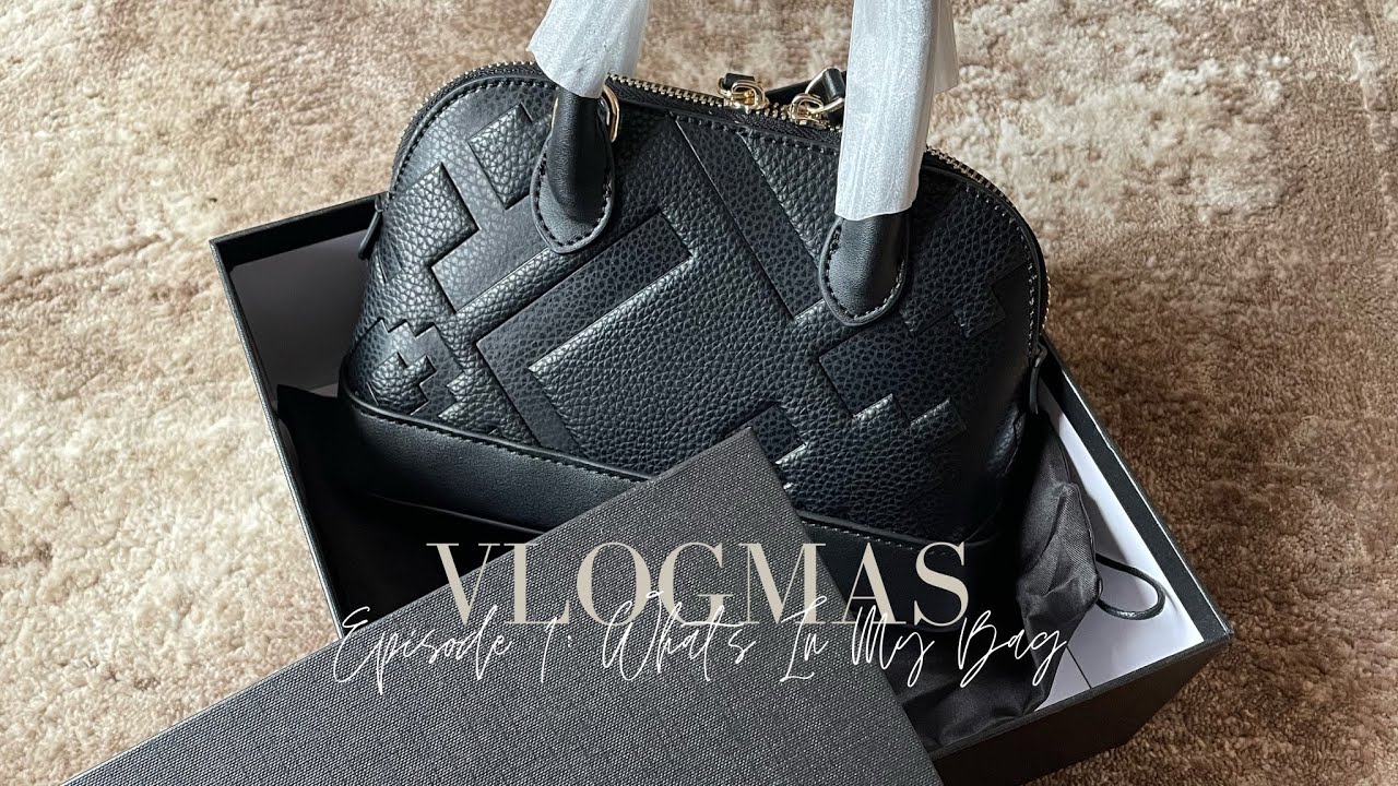 VLOGMAS: Episode 1 | WHAT’S IN MY BAG 🤍 | GALXBOY EMOBOSSED DOME BAG REVIEW| ROAD TO 2000 SUBBIES🥰