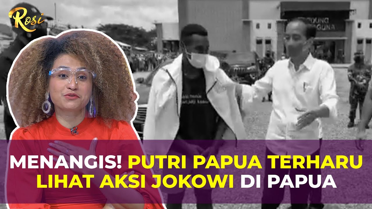 Histeria Warga Papua Saat Berjumpa dengan Presiden Jokowi | Rosi