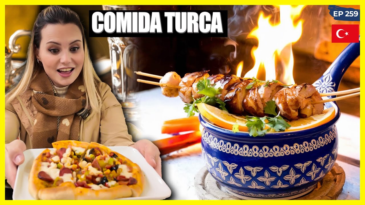 PROVANDO COMIDA NA TURQUIA: A MAIS CARA FOI A PIOR! Será que Gostamos das outras?