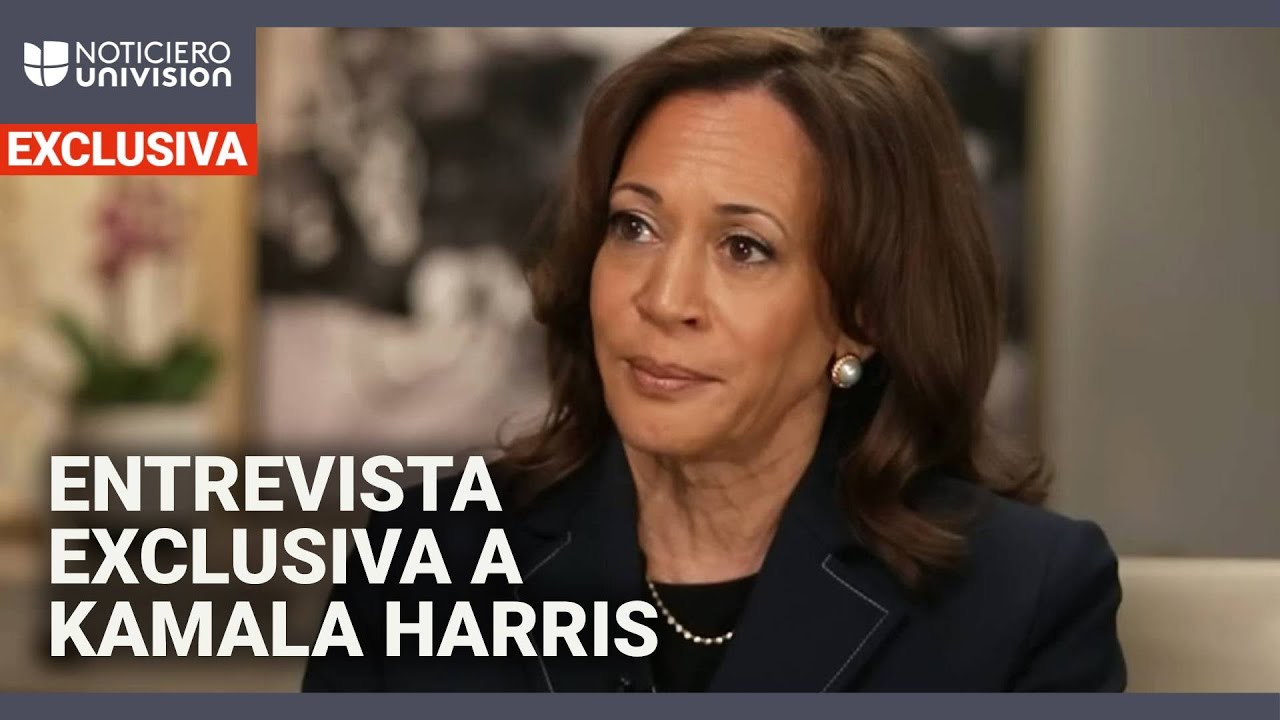 Entrevista exclusiva a Kamala Harris: 