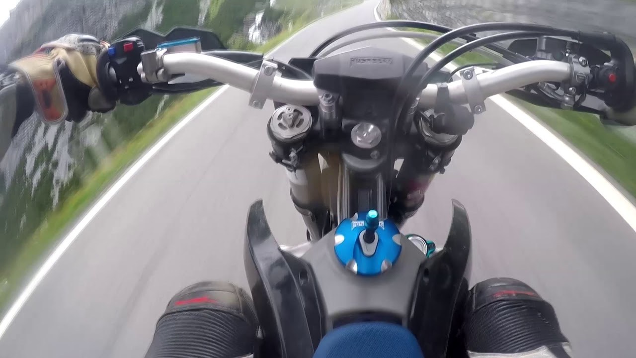 Stilfser Joch Supermoto Bormio - Prad Husaberg FS 570