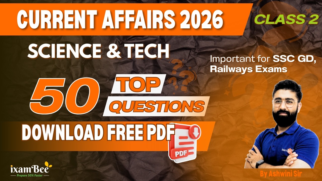 SSC GD 2026 Science & Tech Top 50 Imp MCQs | SSC GD 2026 Most Expected Questions #sscgd #sscgd2025