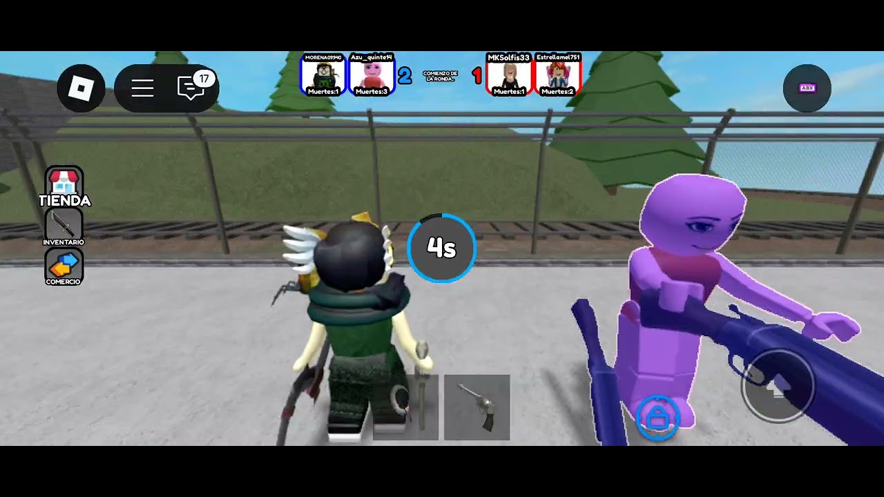 Practicamos en duelos#roblox