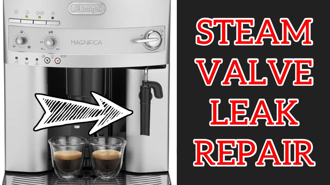 How to replace and Repair Leaking Steam Wand on DeLonghi Magnifica Bean to cup coffee machine