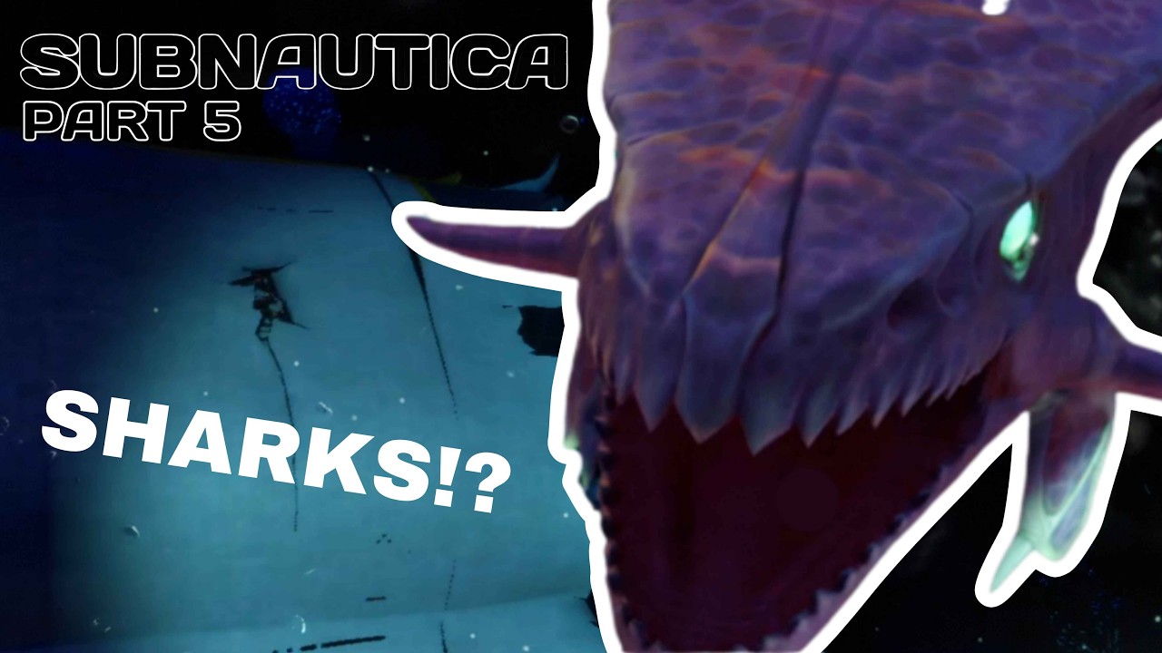 Shark Jaws RIGHT At My Window! | (Subnautica) Part 5