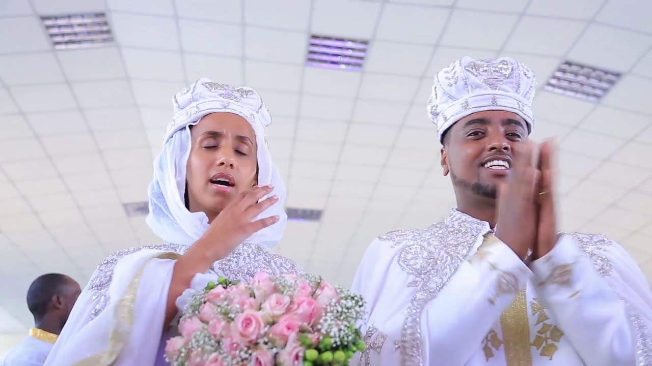Arch Deacon Yared Ferede + Samrweit  Ethiopian Orthodox wedding