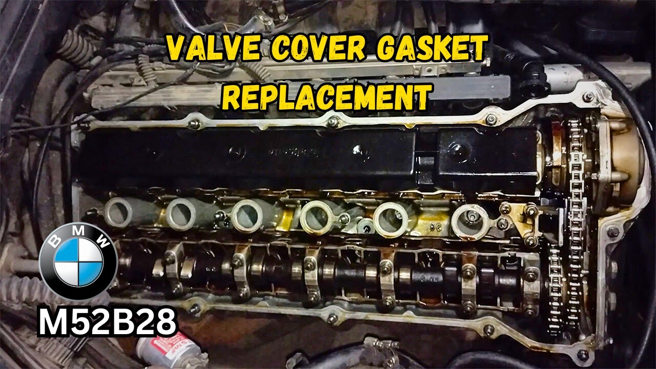 BMW M52 Engine Valve Cover Gasket Replacement – E39 528i Single VANOS