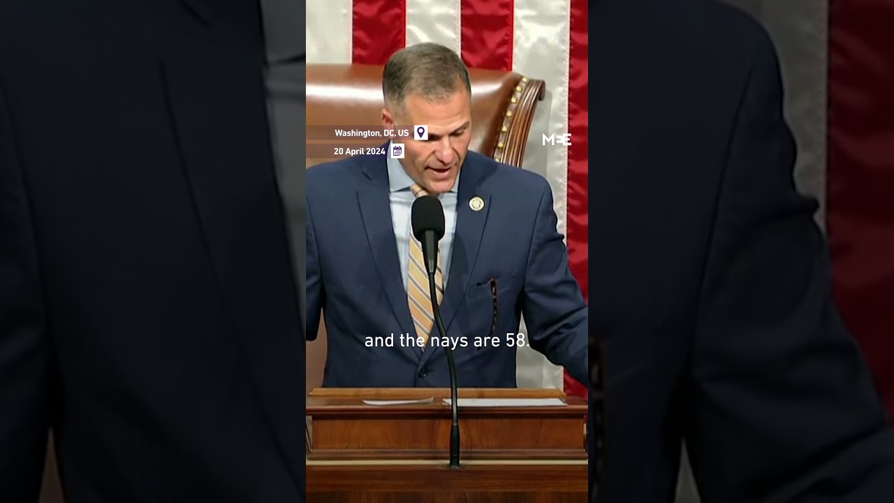 Majority of US House votes in favour of Israel aid bill