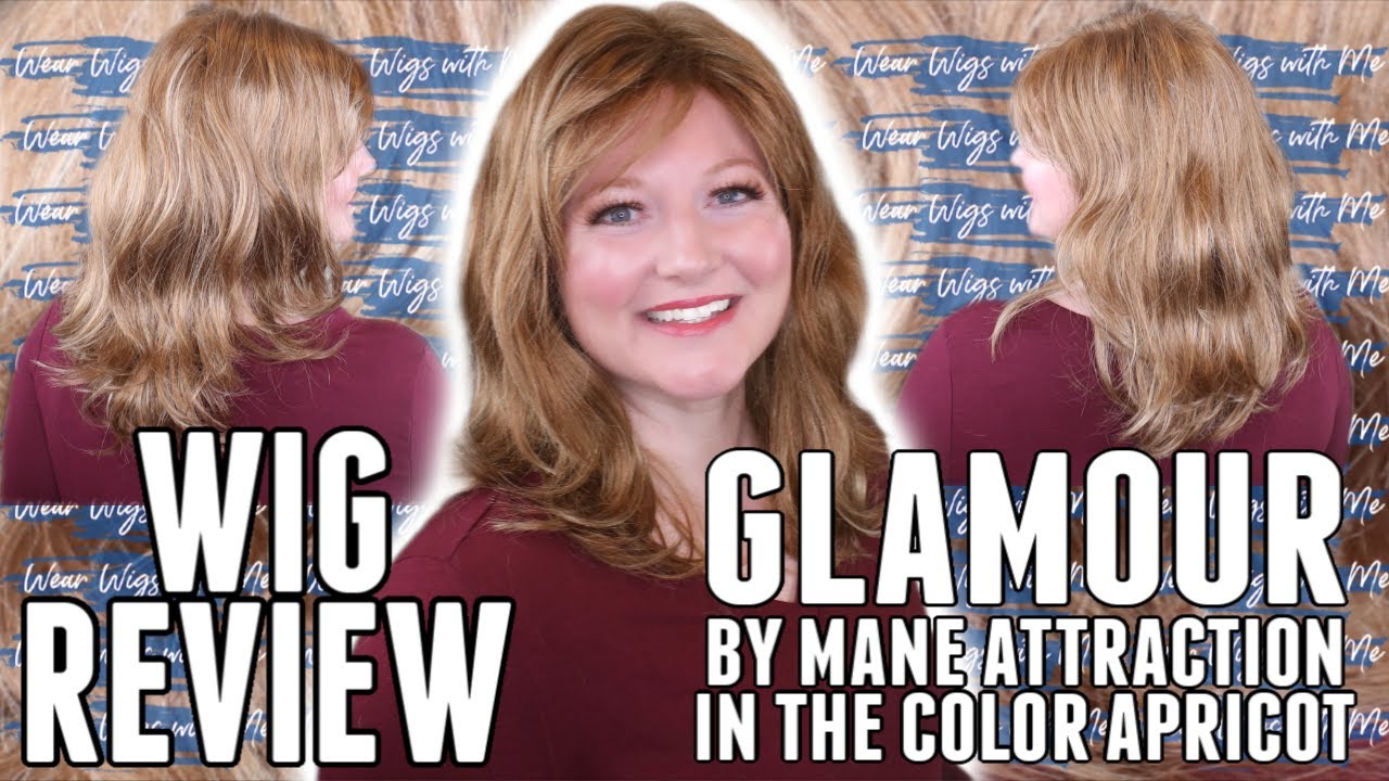WIG REVIEW Glamour by Mane Attraction in the color Apricot | Color & Style COMPARISONS