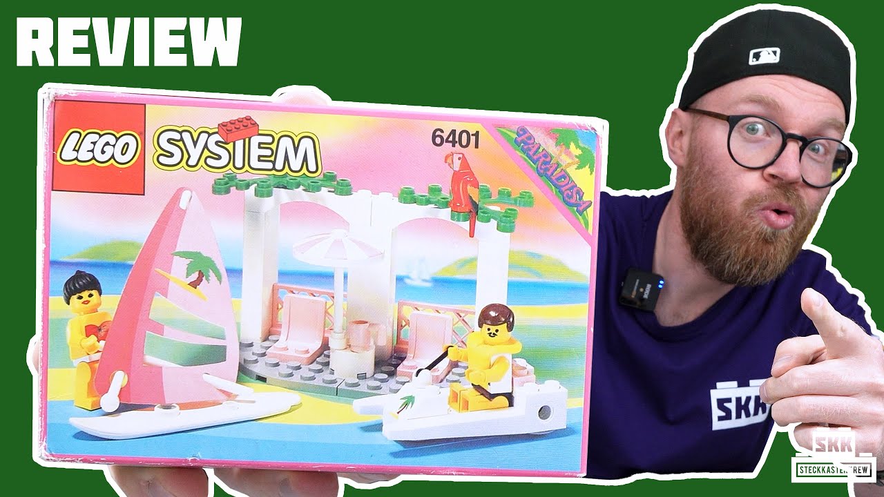 Das erste Paradisa-Set der Geschichte: LEGO® 6401 kleine Strandoase von 1992 [Review]
