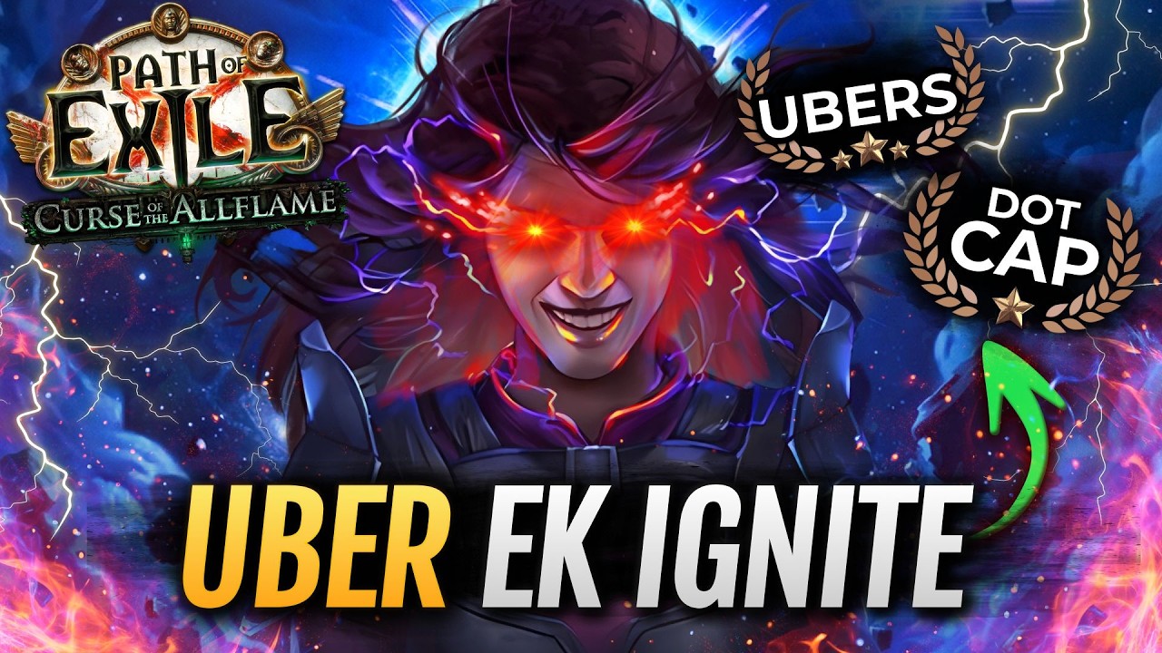[PoE 3.29] UBER EK Ignite Build - DoT Cap, Ubers, Screen Clear - Elementalist Guide - Path of Exile