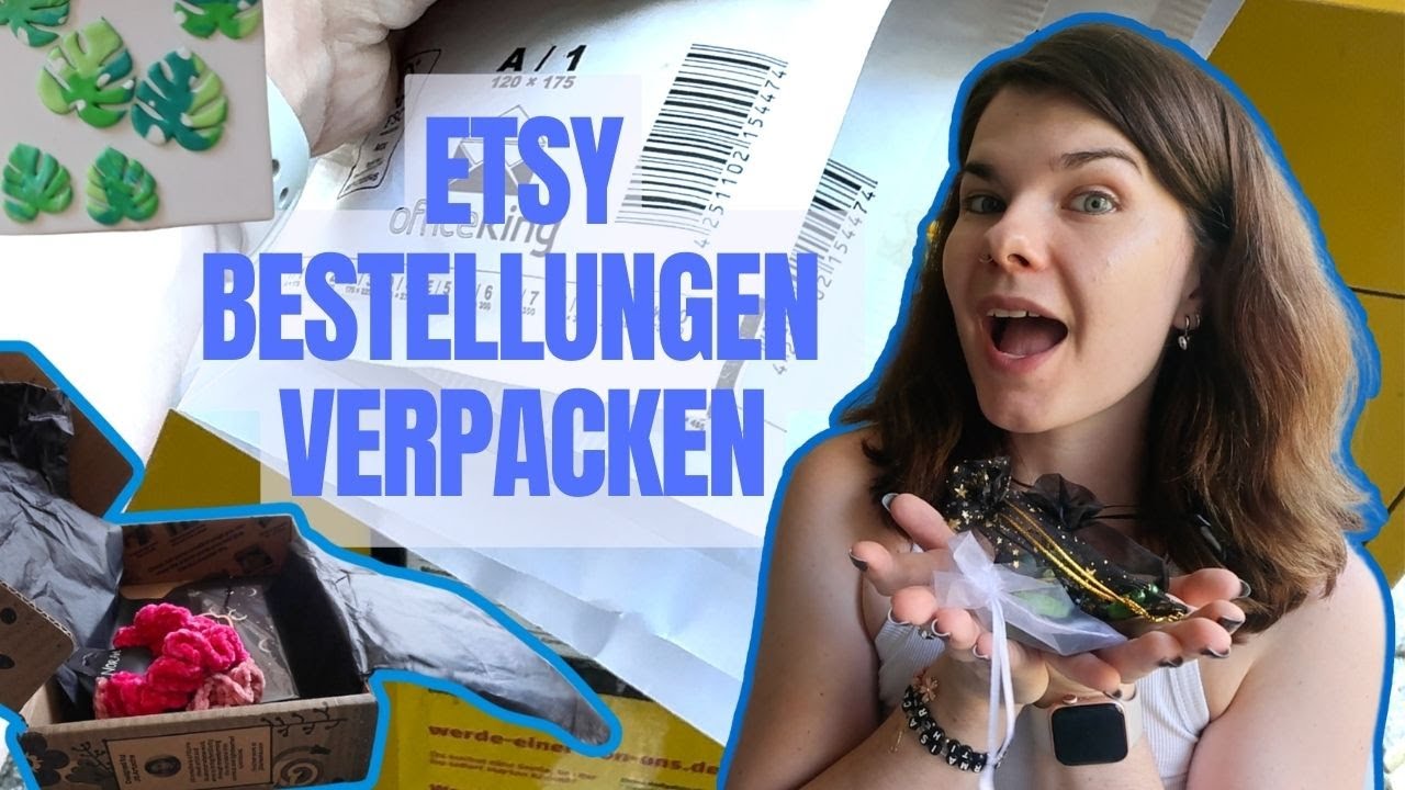 Etsy Bestellungen verpacken | Small Business Orders | Compilation eurer Bestellungen