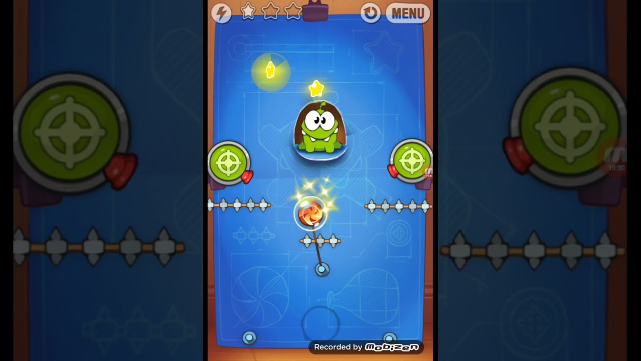 Cut the rope experiments shooting the Candy All levels Gameplay 