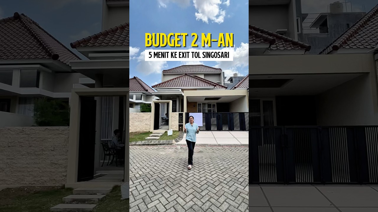 RUMAH MEWAH FULL FURNISH STRATEGIS SELANGKAH KE TOL SINGOSARI MALANG #propertimalang