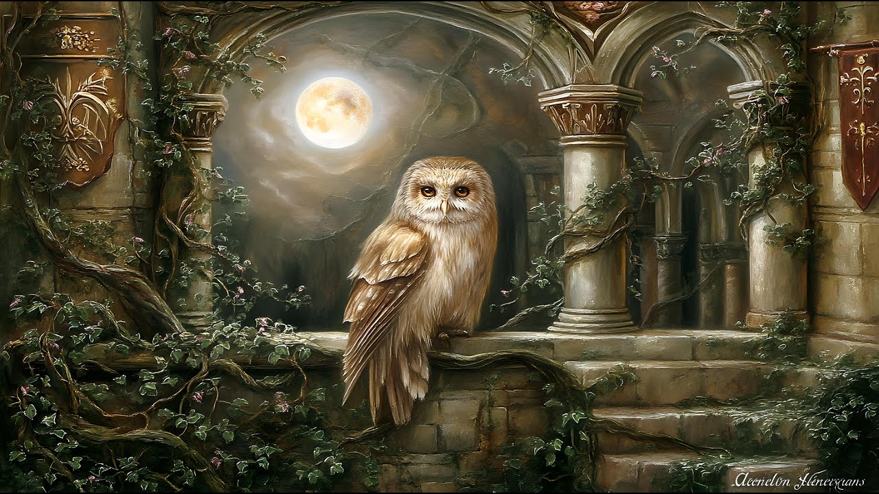 Enchanted Owl Melodies | Celtic & Neo-Medieval Inspiration for Twilight Reflections