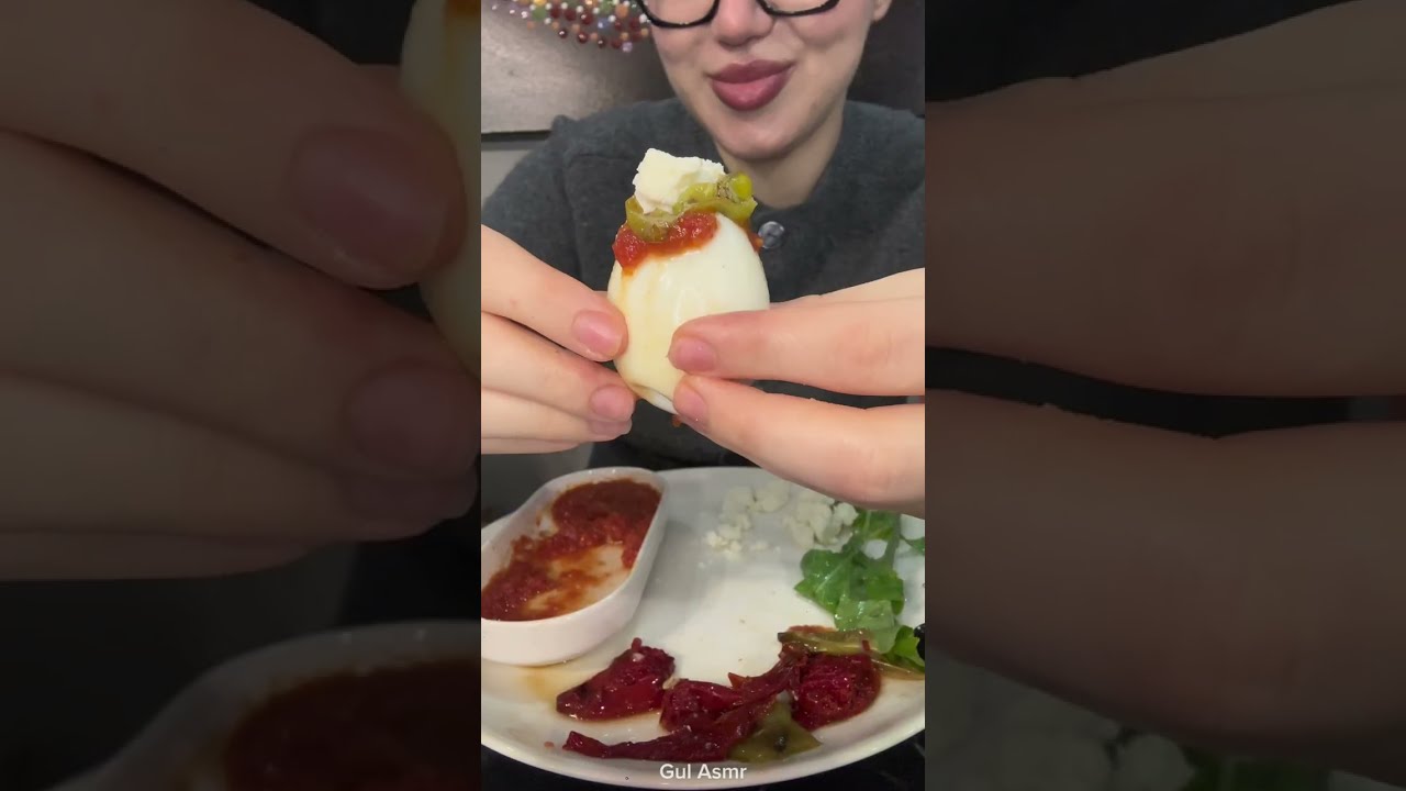Sahur ASMR 3 🌙 Turkish Sahur Breakfast | Eggs, Cheese, Olives & Roasted Peppers