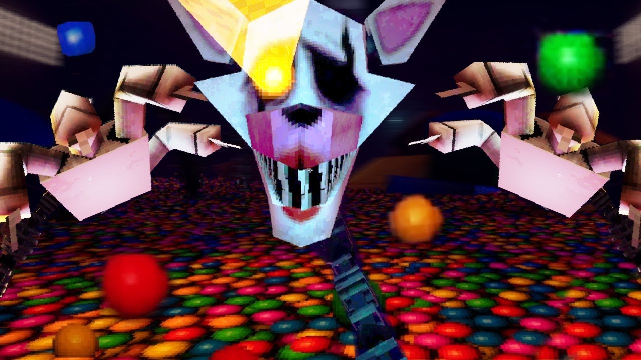 THE MANGLE JUMPED OUT OF A BALL PIT AND ATTACKED.. - FNAF Fazbear Armageddon