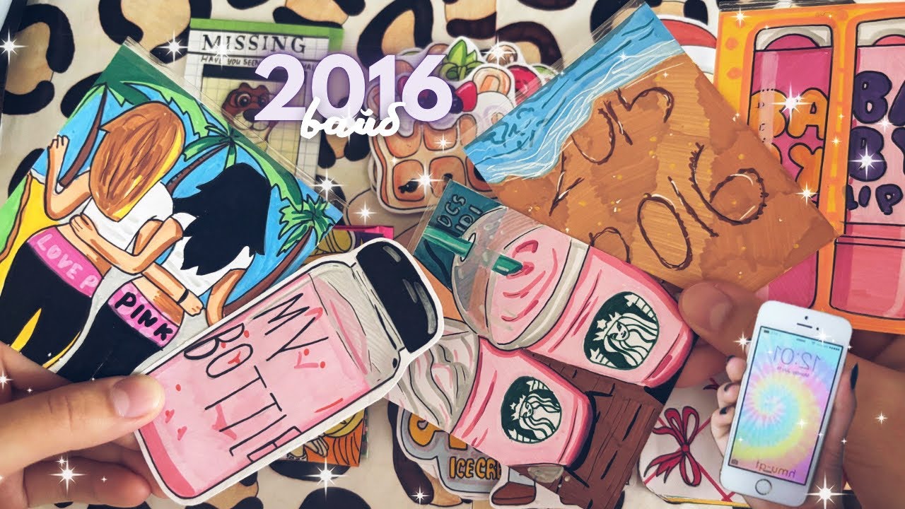 ☀️2k16 vibe | Бумажные сюрпризы | Lovely Surprises💞