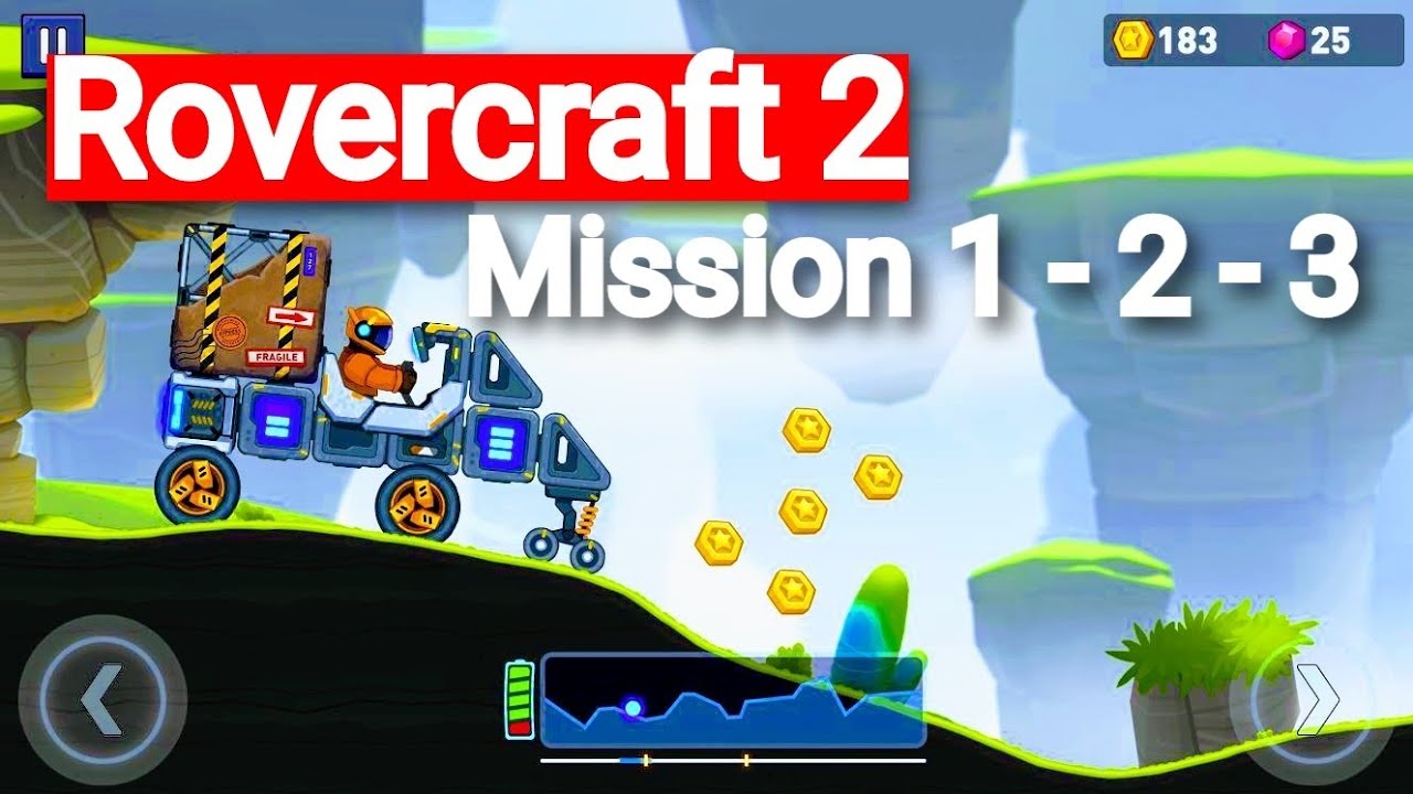 Rovercraft 2 Mission 1-2-3 Android Gameplay!