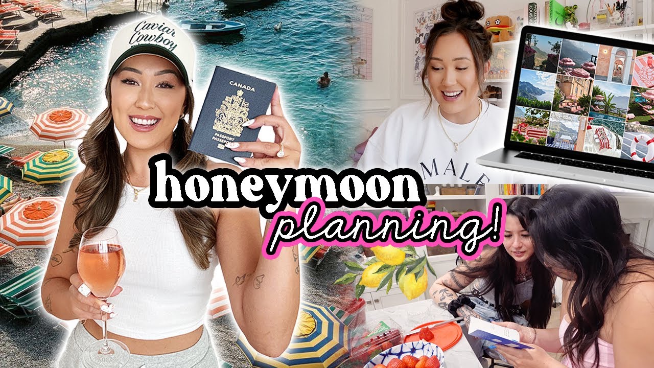 Plan Our Italy Honeymoon With Me!! + Bachelorette Girls Night 🍷