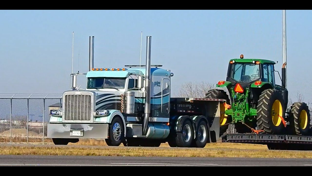Truck Spotting in Saskatoon - Fall 2024 | Peterbilt 389 | Kenworth W900 Aerodyne