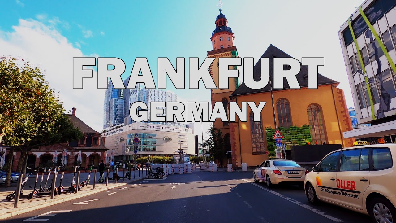 Frankfurt, Germany - Driving Tour 4K