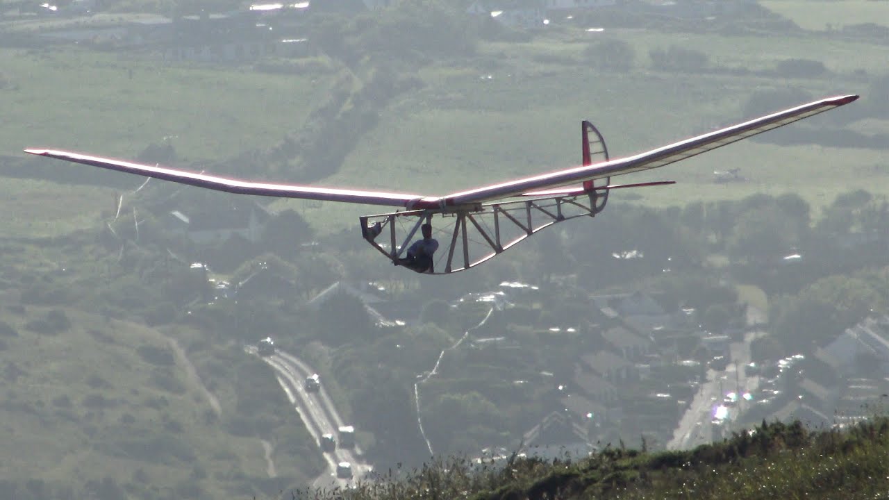 Magnificent Flying Machine. Action Man takes another glider up for a fly.
