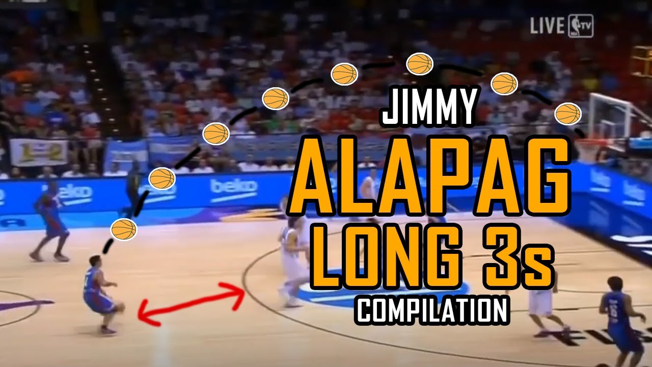 JIMMY ALAPAG Long-Distance THREES Compilation (Highlights)