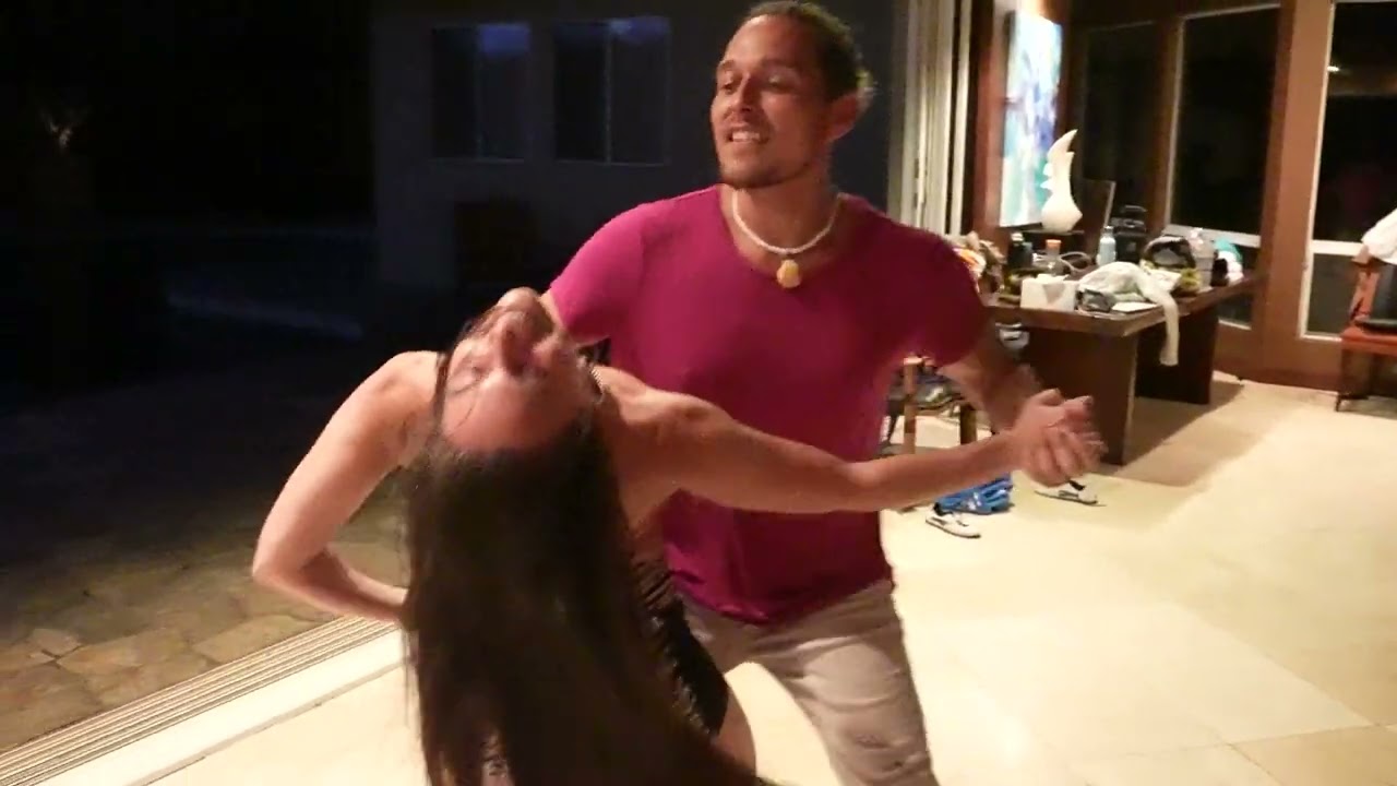 Ry'el and Jessica Lamdon Maui Zouk demo