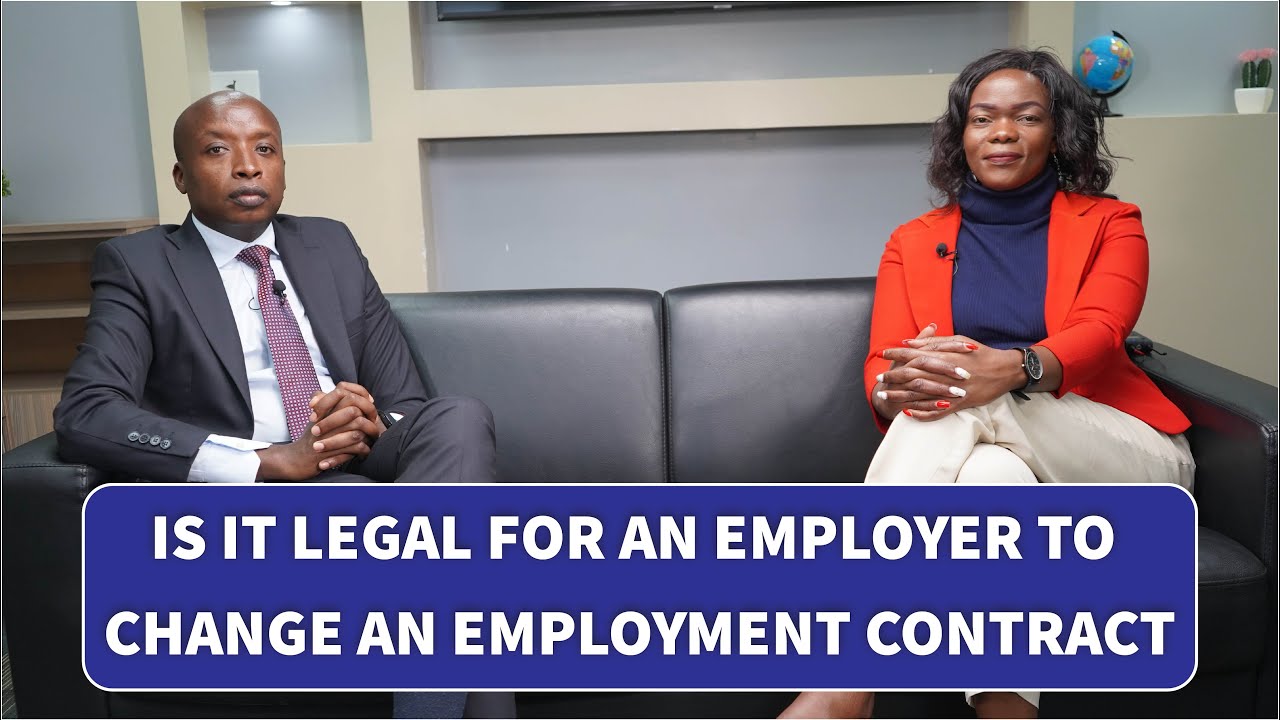 Is It Legal for an Employer to Change an Employment Contract